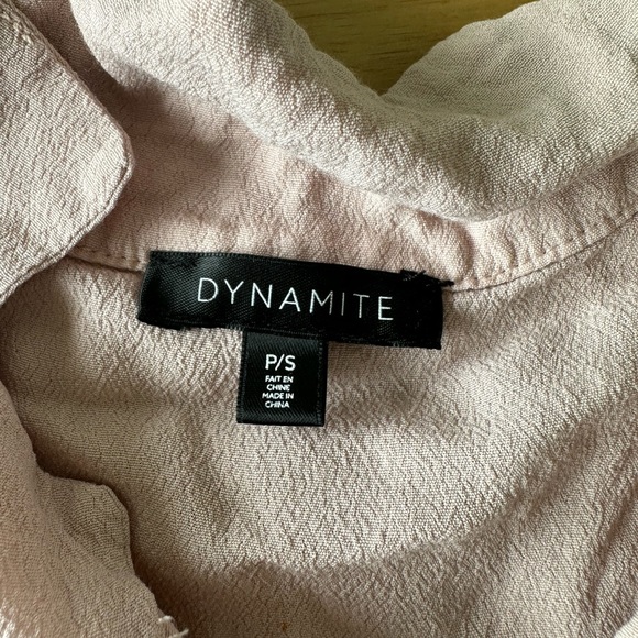 Pink button up shirt from dynamite - Picture 2 of 4